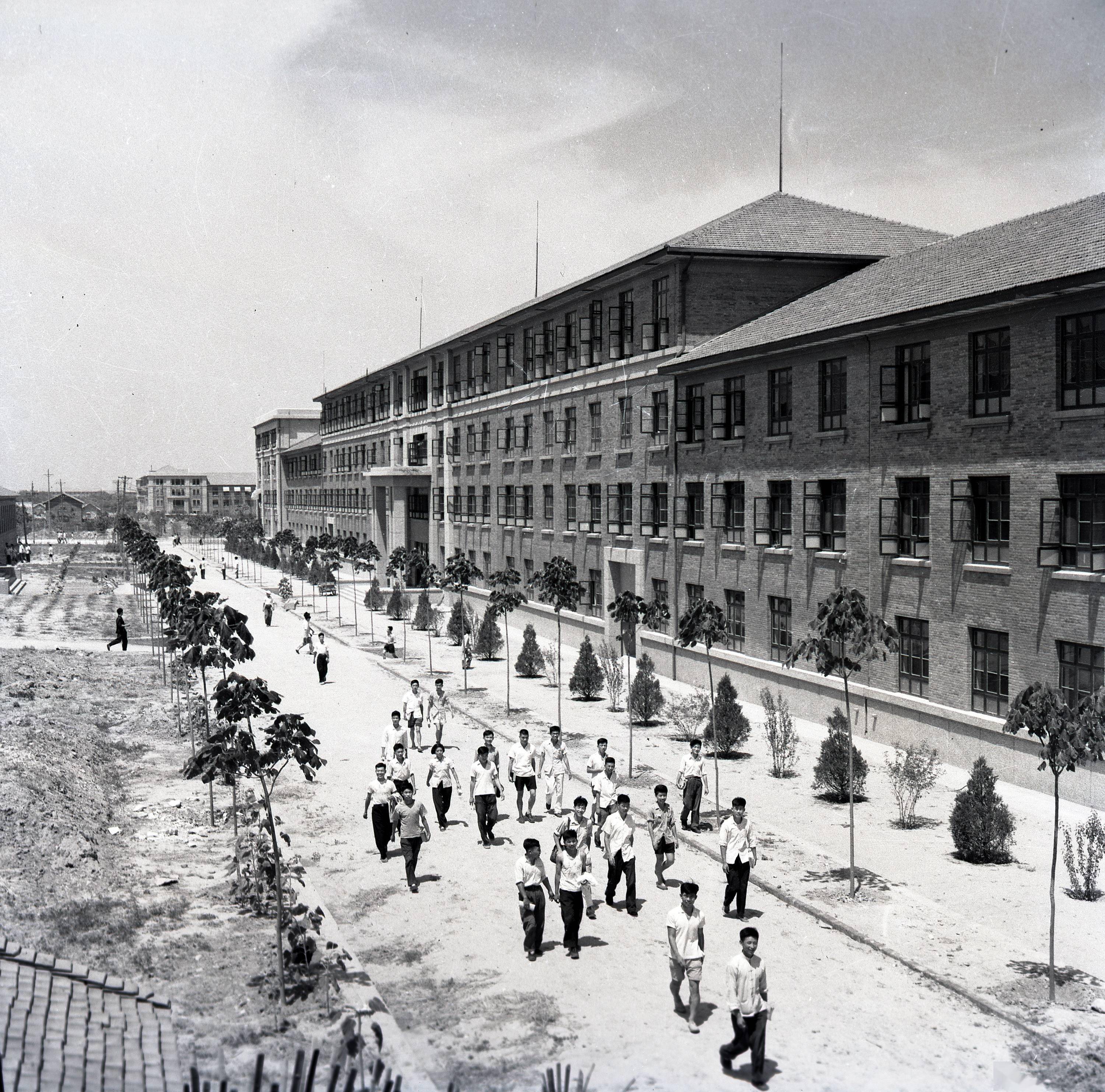 1959年拍攝的西遷后的交通大學校園一景（資料照片）。